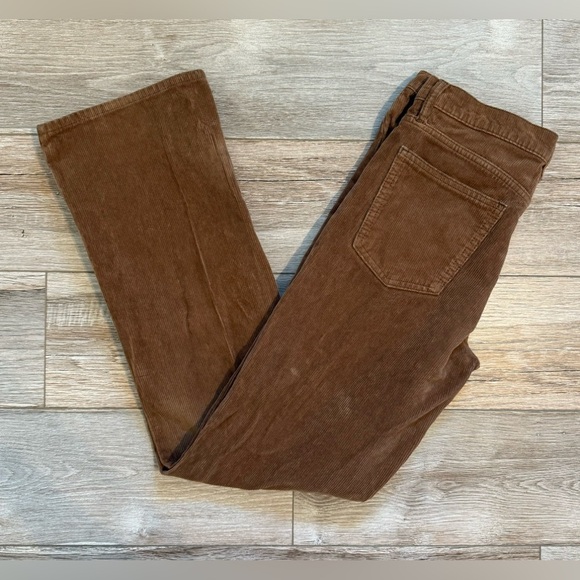 John Galt~ Womens Brown Five Pockets Button Corduroy Straight Leg Jeans Size S - Picture 2 of 8